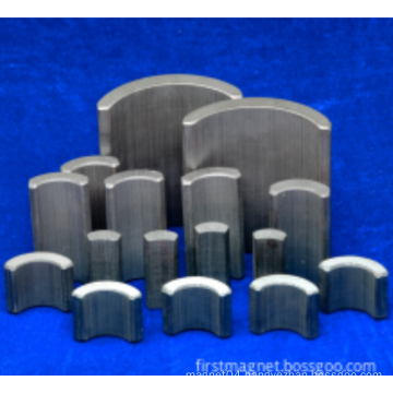 Factory Axially Magnetized Ferrite Arc Magnet Segment